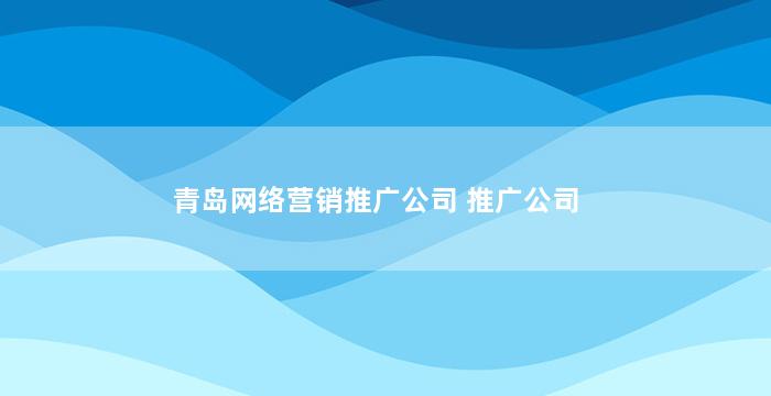 青岛网络营销推广公司 推广公司